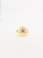 Radiant Sunburst Ring