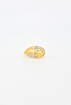 Floral Glimmer Band Ring