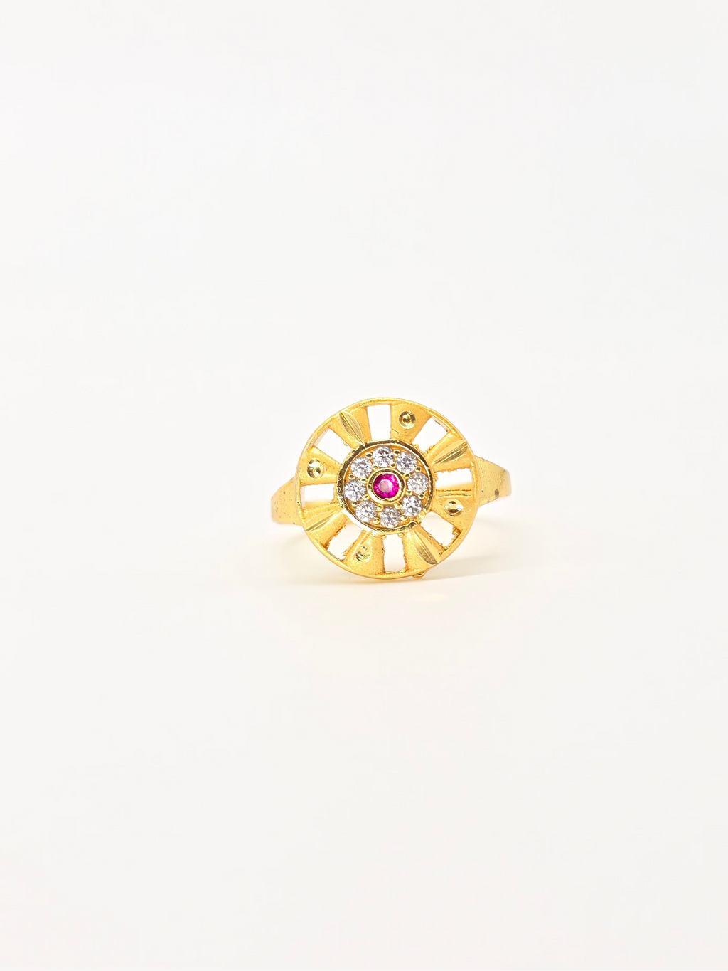 Classic Radiance Sunbeam Ring
