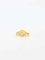 Royal Wave Blossom Ring