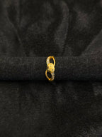Double Heart Infinity Ring