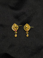Butterfly 1 Gram Gold Plated Pendant Set | Visto Jewellery