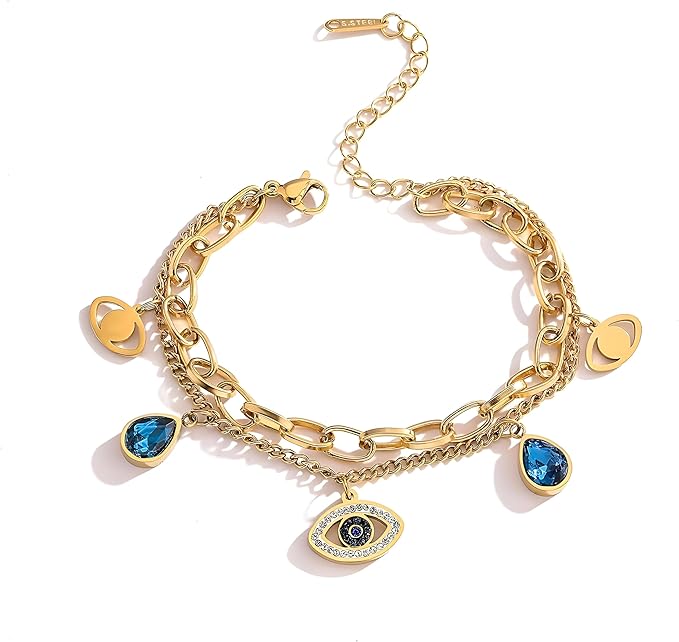 Blue Charm bracelet