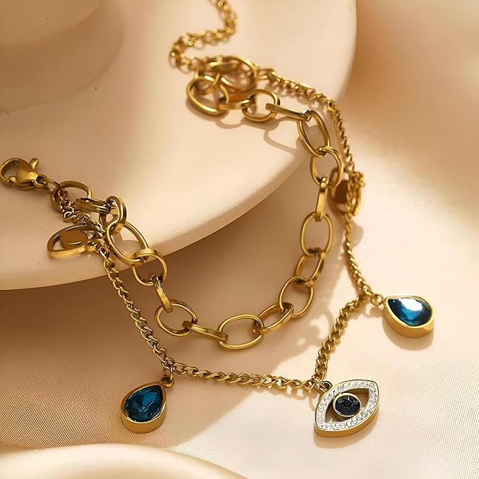 Blue Charm bracelet