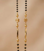 Gold Plated Two Tone Heart Mangalsutra for Women | Visto Jewellery