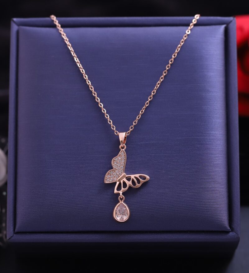 Premium daily wear  Grace Flutter chain pendant